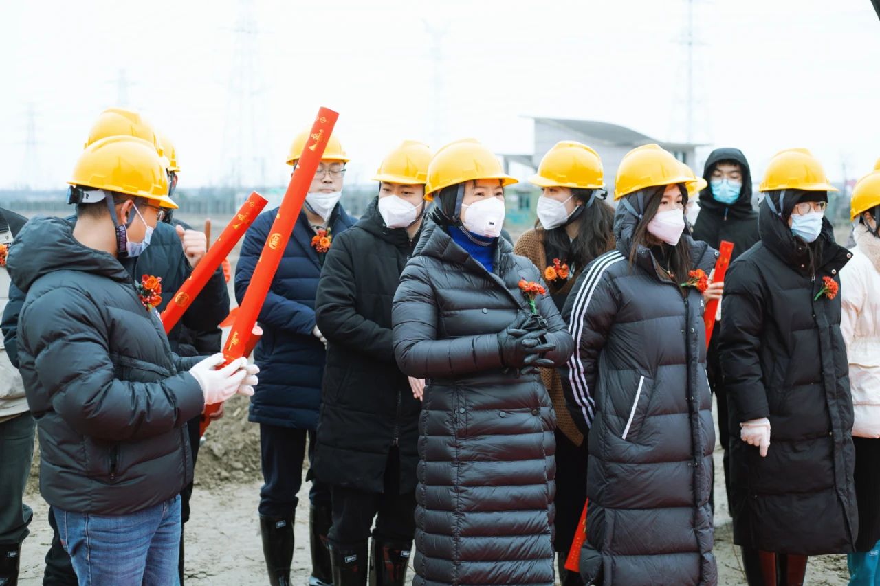 The Groundbreaking Ceremony of the Industrialization Construction Project of 120 t/a Agarose gel Filler Series Products of Zhejiang Newlong Synthetic Materials Manufacturing Co., Ltd